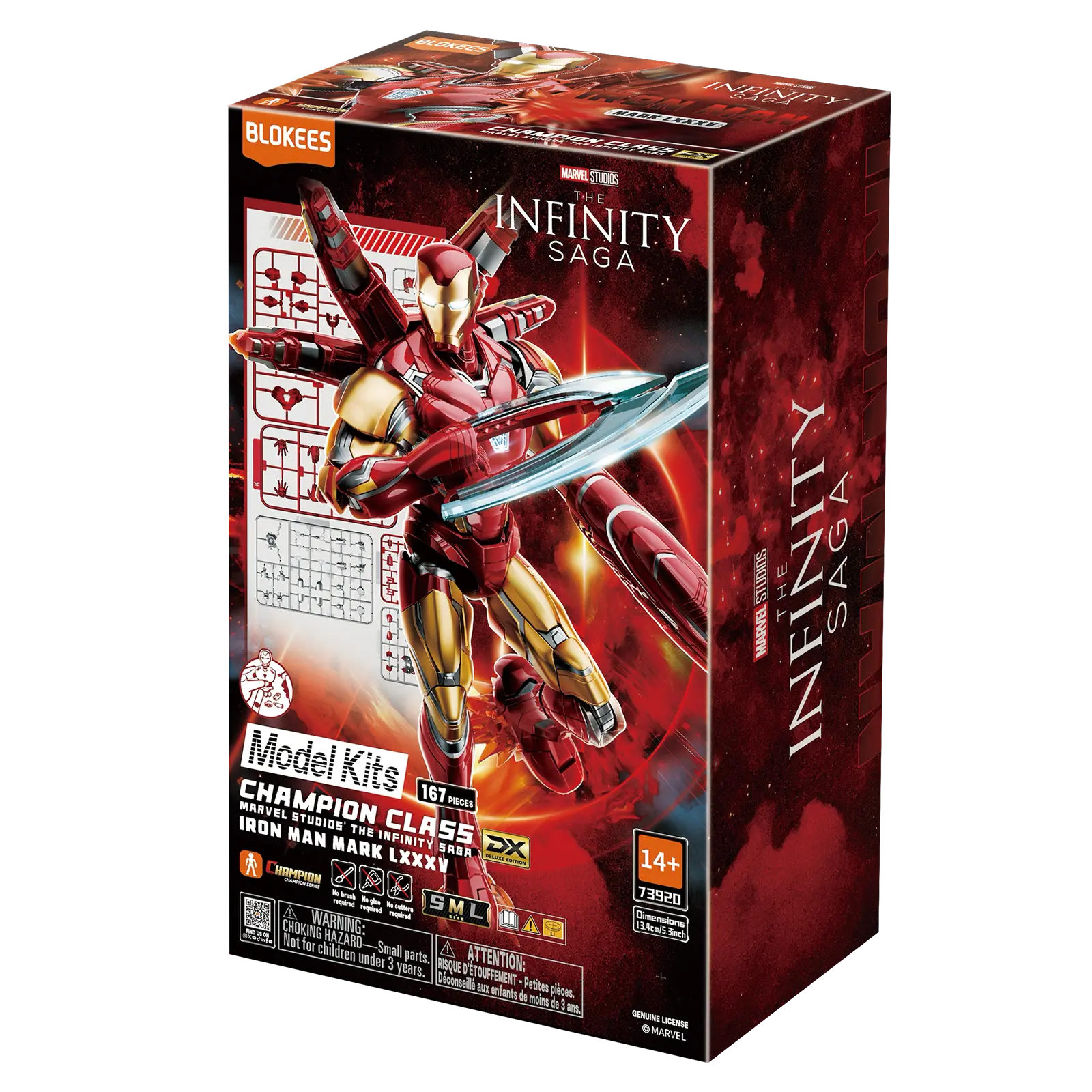 Marvel Infinity Saga Champion Class Iron Man MK85 Model Kits | Blokees - Image 5