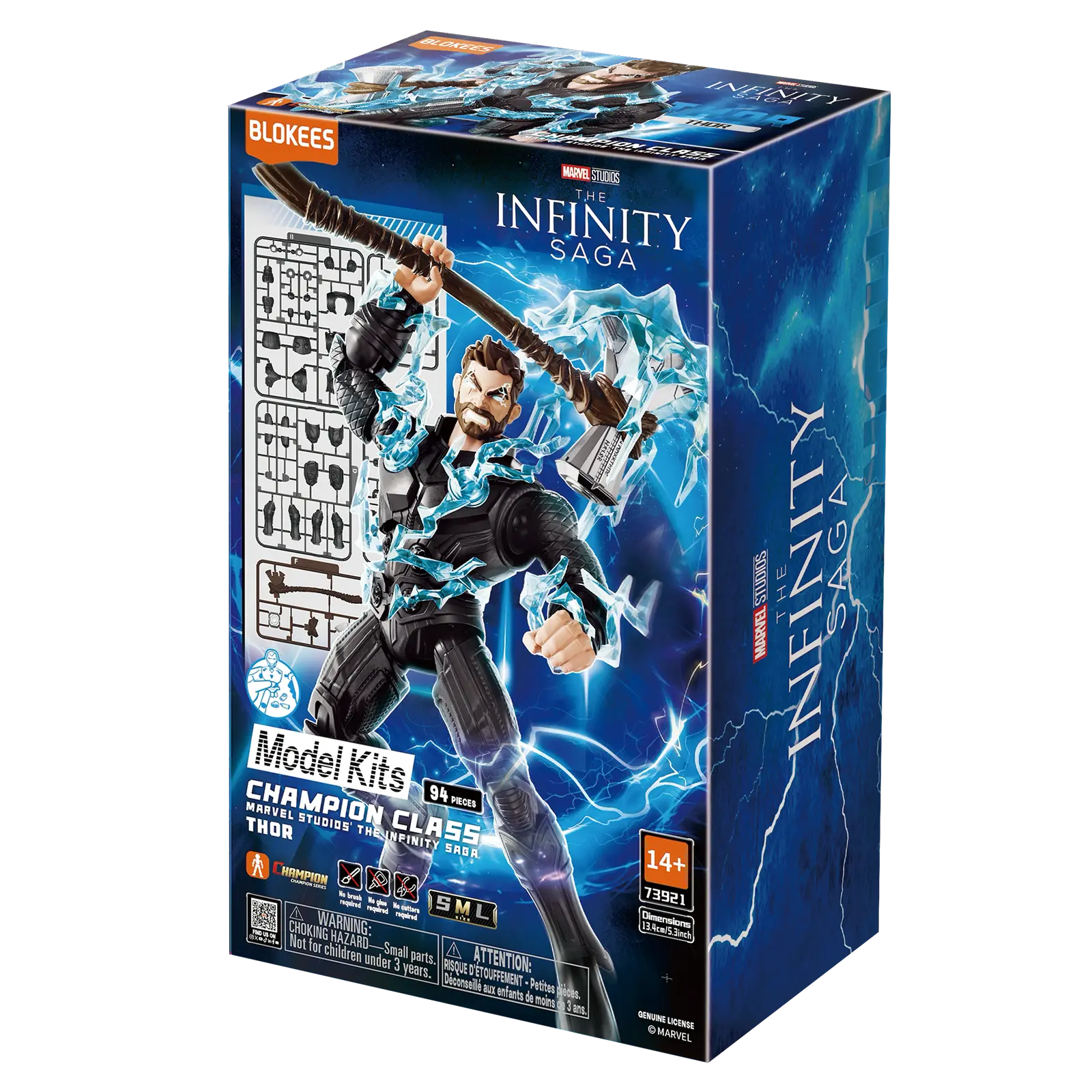 Marvel Infinity Saga Champion Class Thor Model Kits | Blokees - Image 7