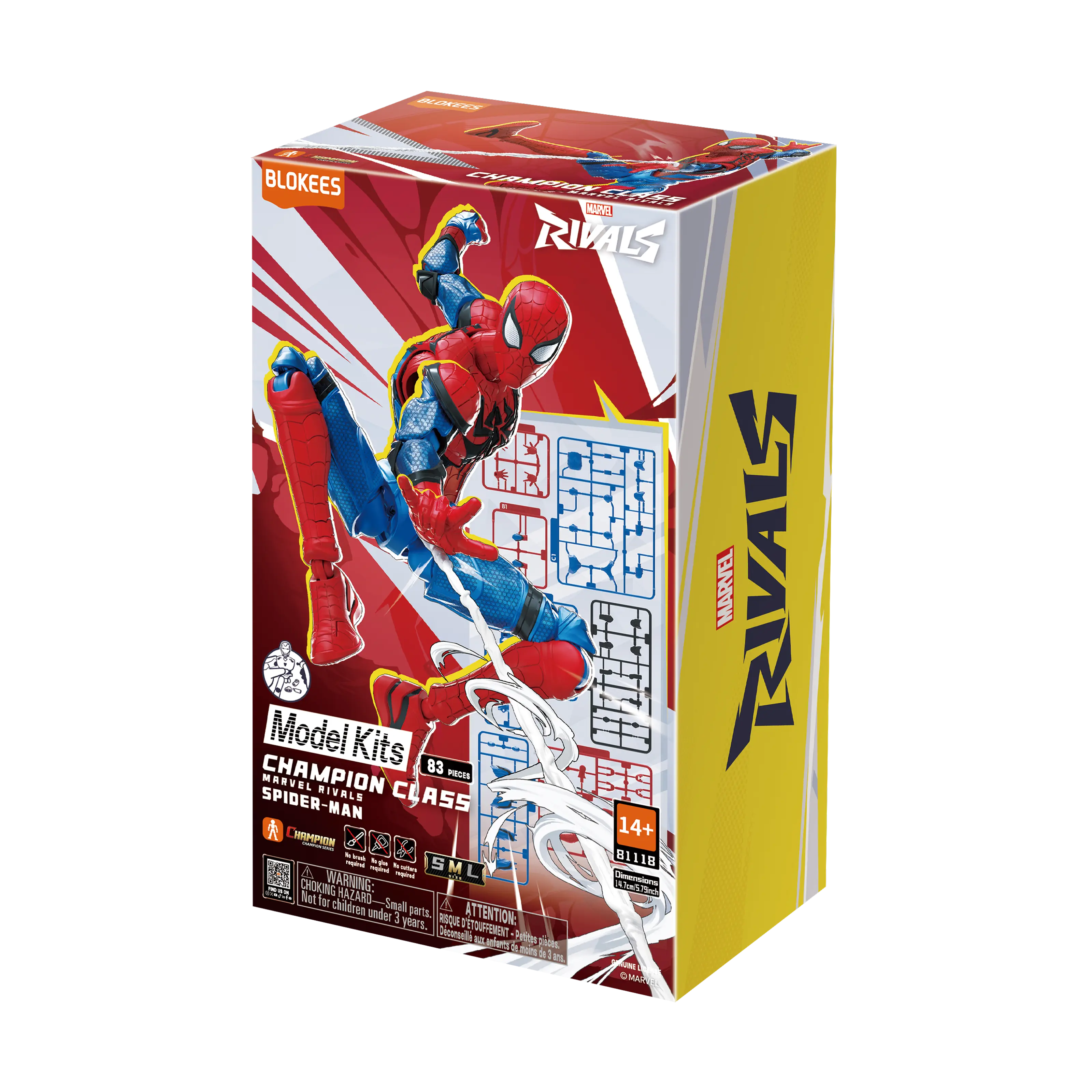 Marvel Rivals Champion Class Spider-Man Model Kits | Blokees - Image 6