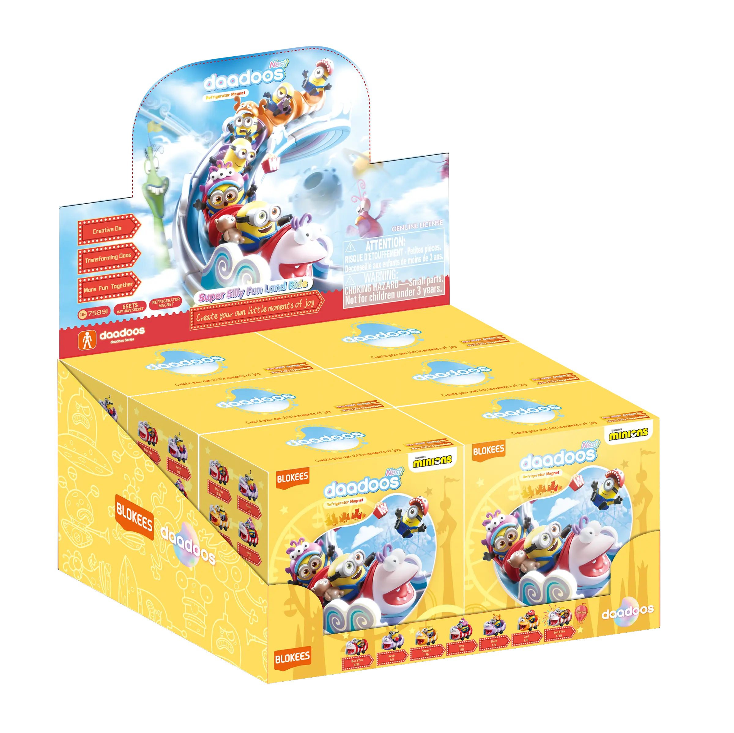 Blokees Minions daadoos Nest Series 01 - Super Silly Fun Land Ride - Image 10