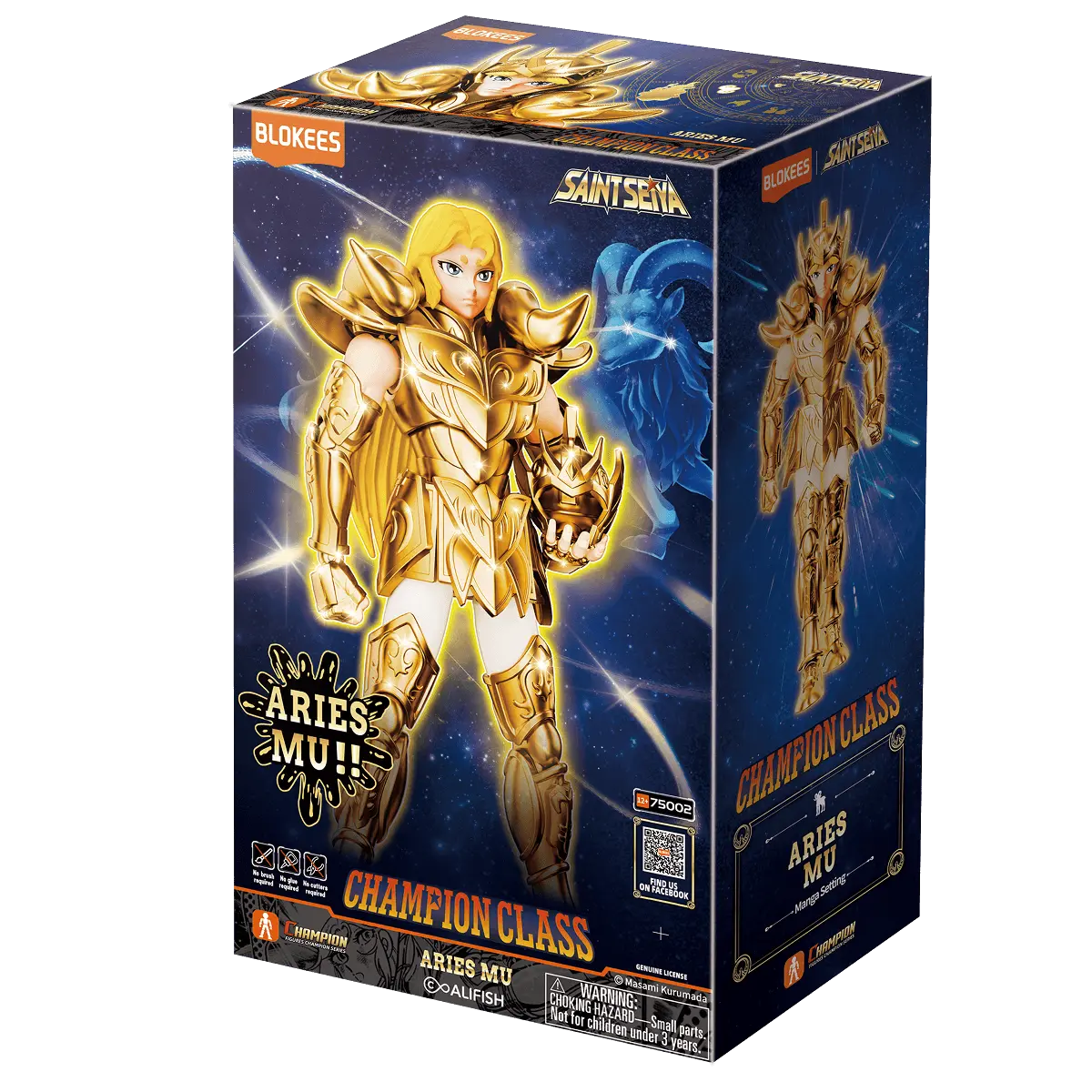 Saint Seiya Champion Class 01 Aries Mu | Blokees - Image 3