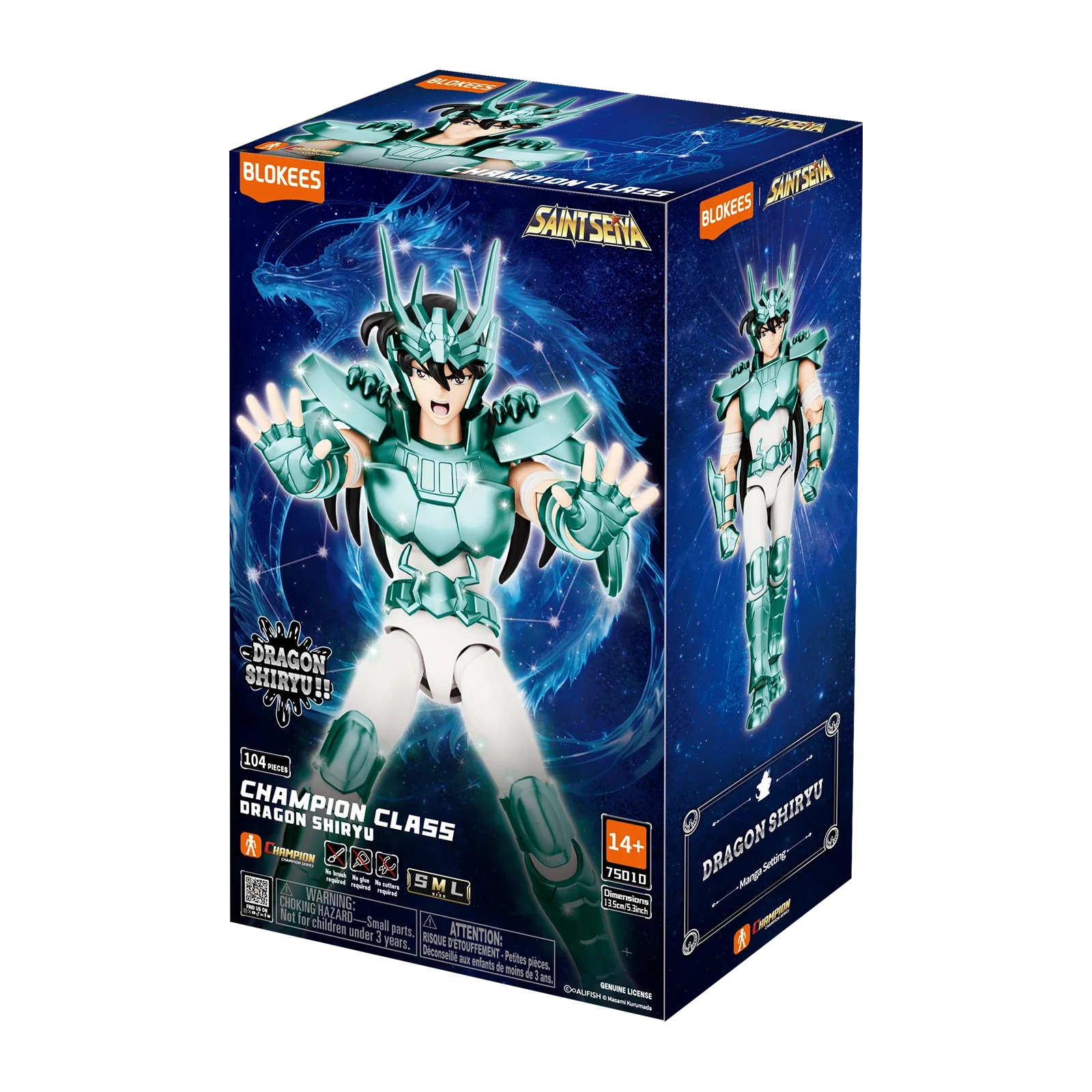 Saint Seiya Champion Class 09 Dragon Shiryu | Blokees - Image 6